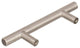 Amerock Bar Pull Collection Cabinet Pull, Stainless Steel, 3" Center-to-Center