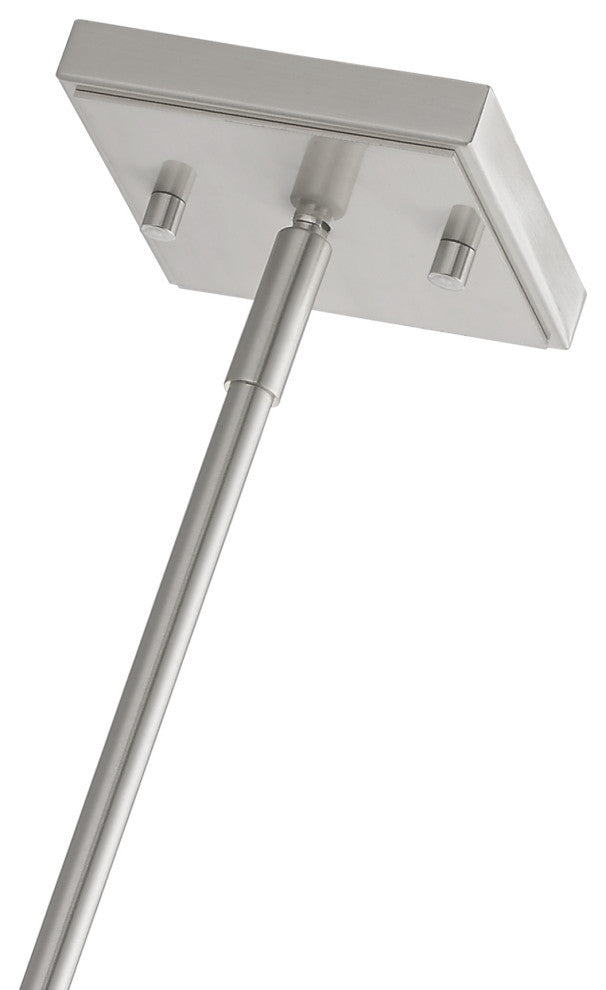 Aragon 1 Light Brushed Nickel Mini Pendant