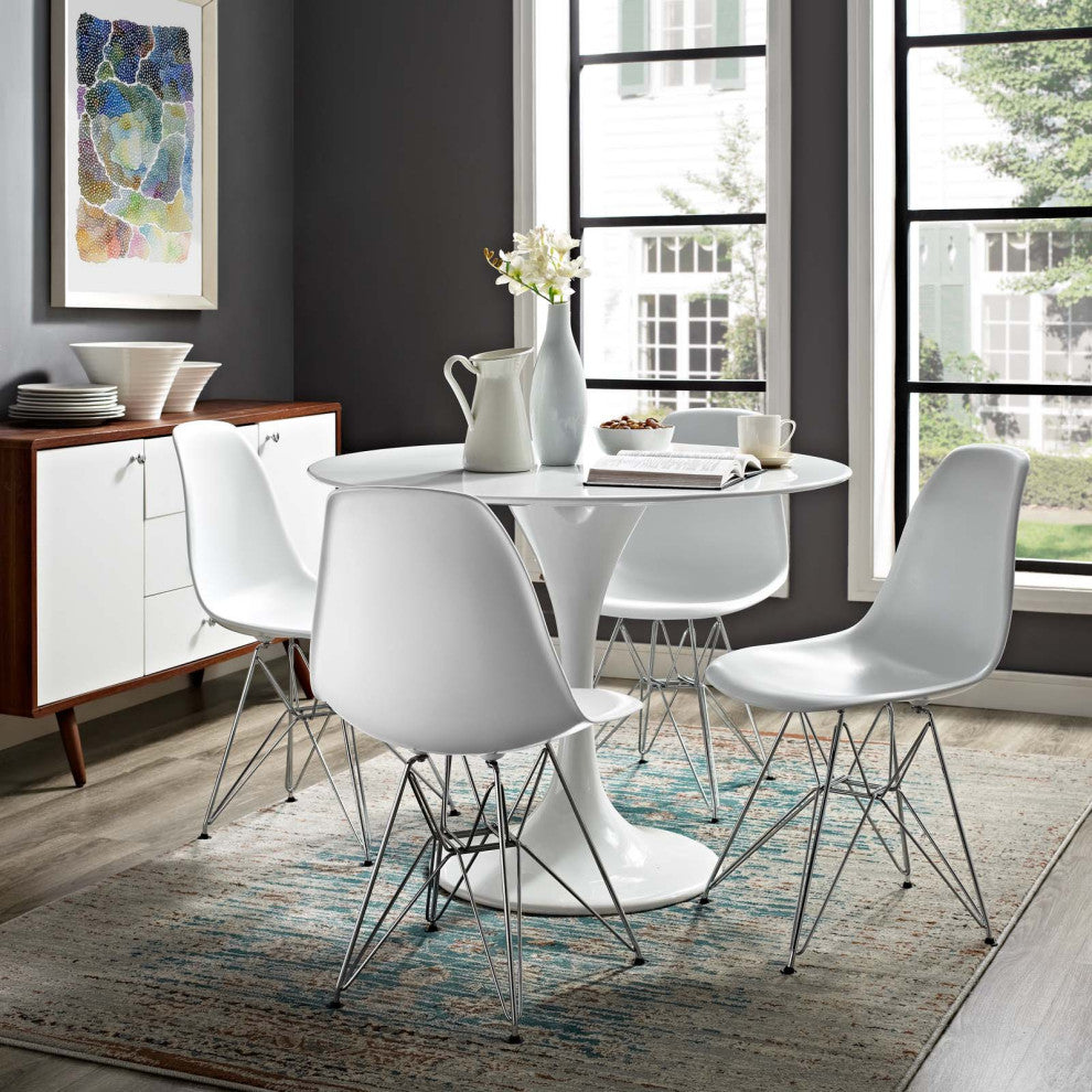 Paris Dining Side Chair, White