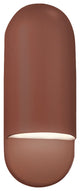 Ambiance Small Capsule Wall Sconce (Outdoor), Canyon Clay, E26