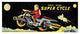 "Space Patrol Super Cycle" Digital Paper Print by Retrotrans, 32"x14"