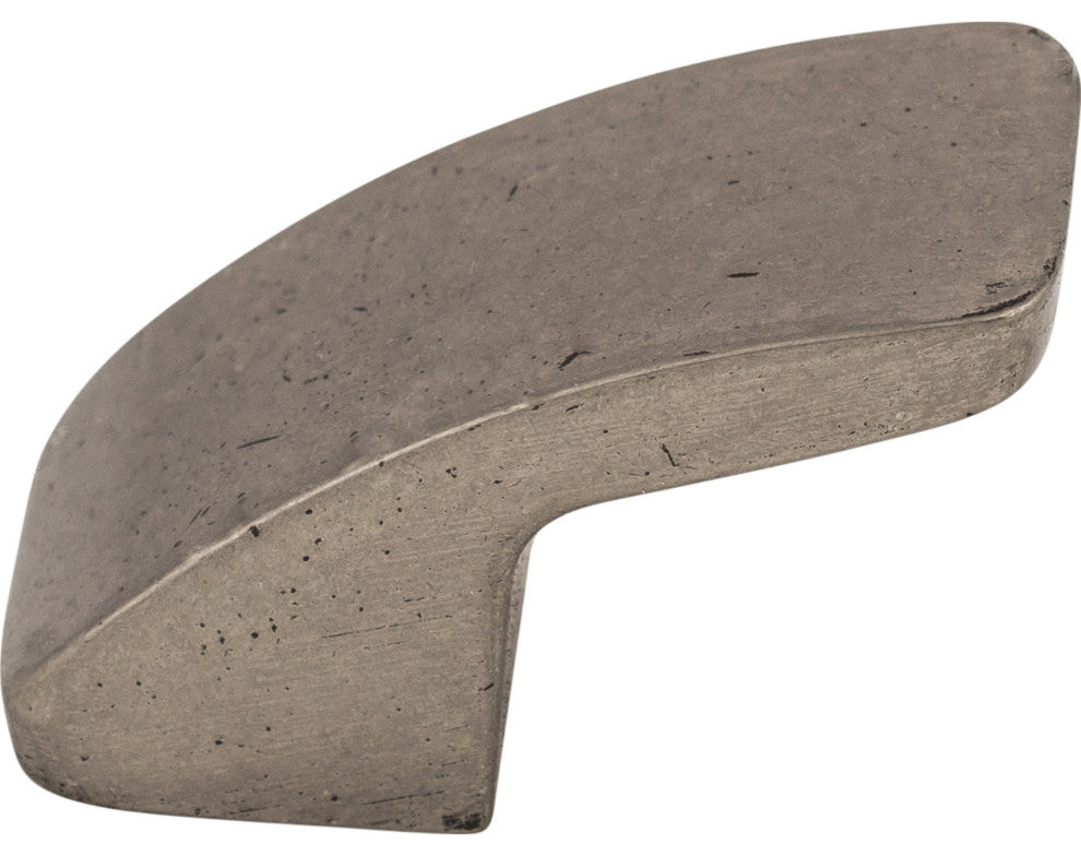 Top Knobs TK52 Thumb 1-1/4"L Finger Cabinet Pull - Pewter Antique