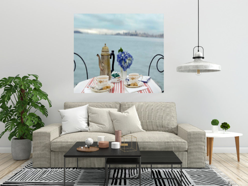 Romantic Brunch For Two Giclee 3 Wrap Canvas Wall Art
