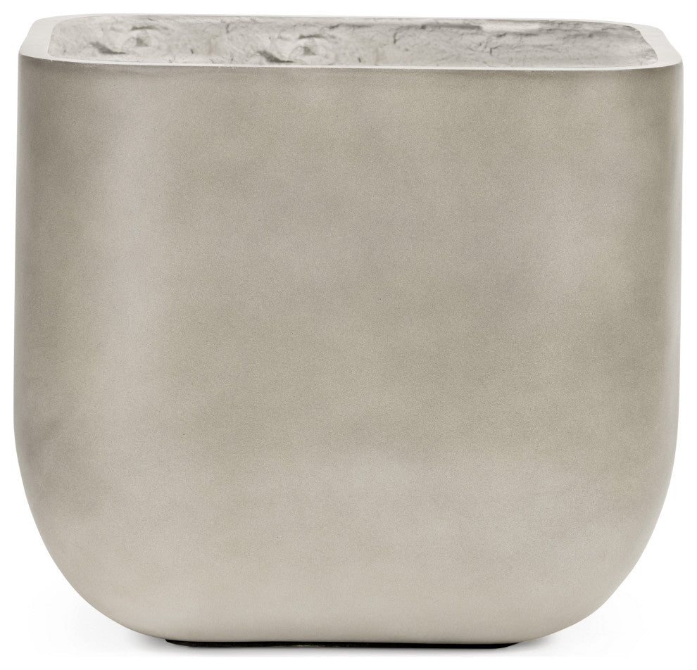 Ivan Square Planter-Grey Concrete
