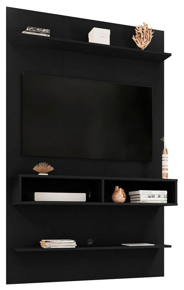 Libra Long Floating 45.35 Entertainment Center in Black