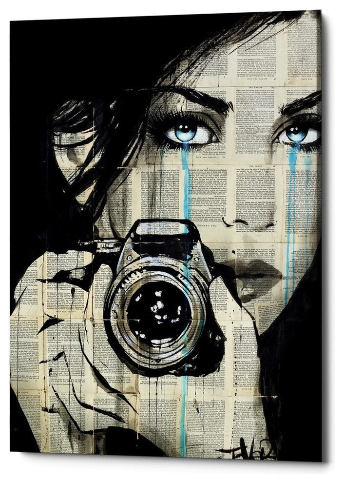 Epic Graffiti "Caught" by Loui Jover, Giclee Canvas Wall Art, 12"x18"