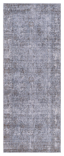 Surya Presidential PDT-2319 3'3"x10' Rug, Bright Blue/Pale Blue/Blue/Gray/Ivory