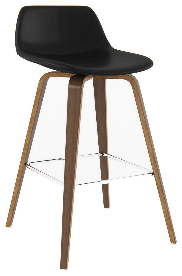 Randolph Bentwood Counter Stool, Set of 2, Black