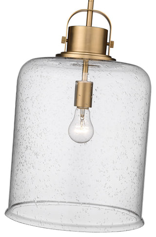 Zlite 340P12-HG 1-Light Pendant, Clear Seeded