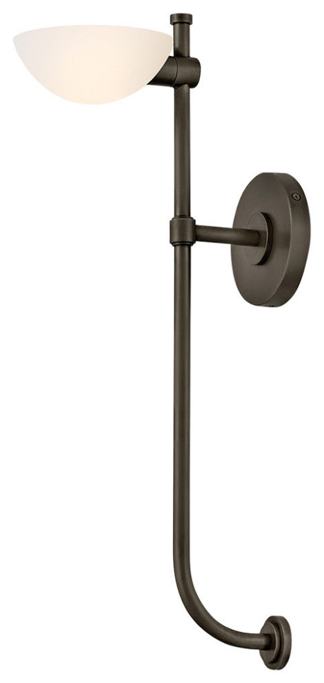 Fredrick Ramond Merit Large Single Light Sconce, Black Oxide