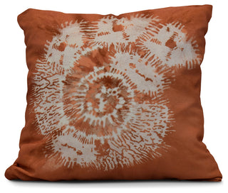Conch, Animal Print Pillow, Coral, 26"x26"