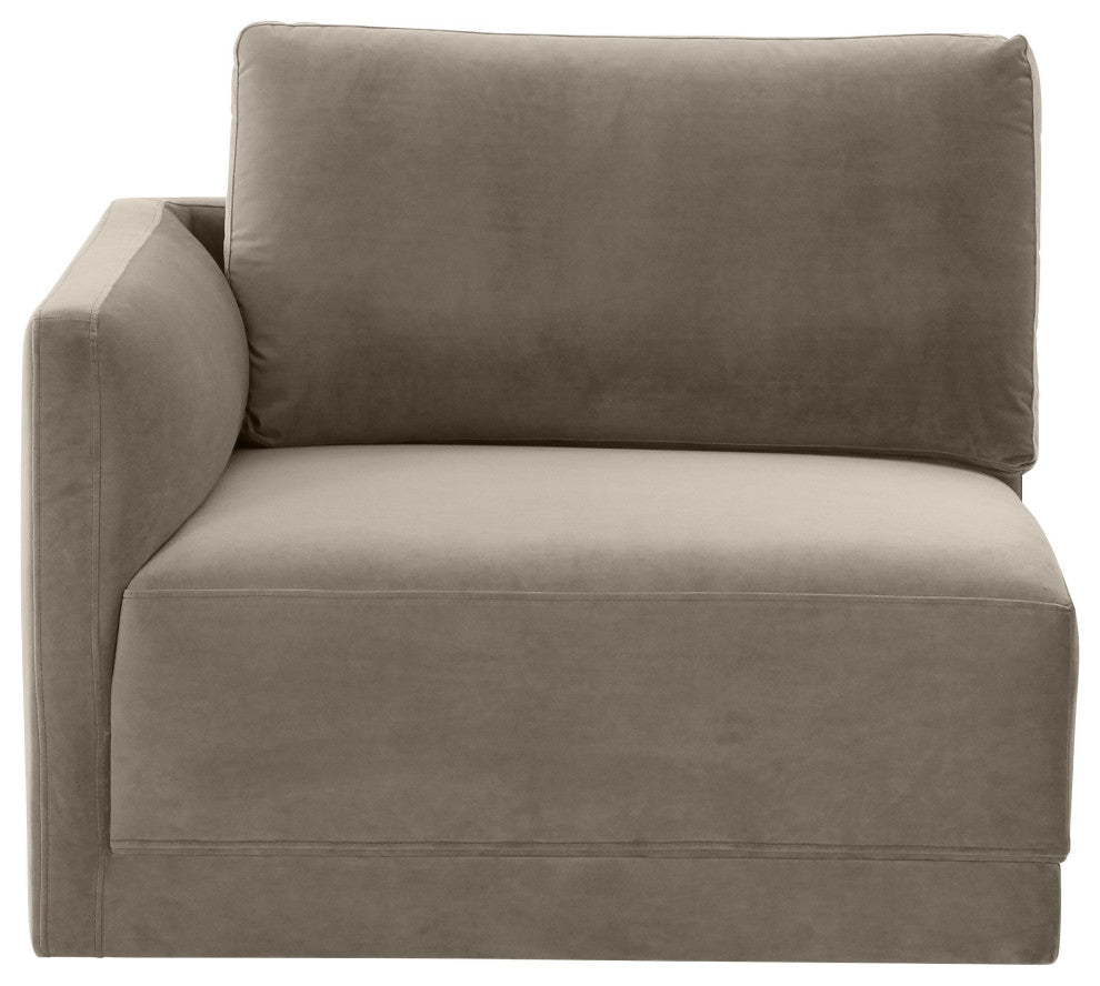 Willow Taupe LAF Corner Chair
