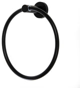 Italia Florence Series Matte Black 4-Piece Bathroom Accessory Set