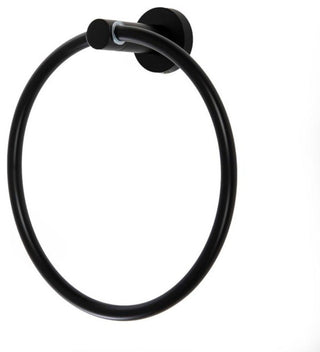 Italia Florence Series Matte Black 4-Piece Bathroom Accessory Set