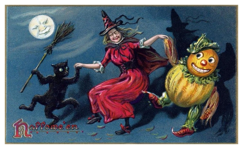 "Hallowe'en" Digital Paper Print by Halloween, 42"x26"