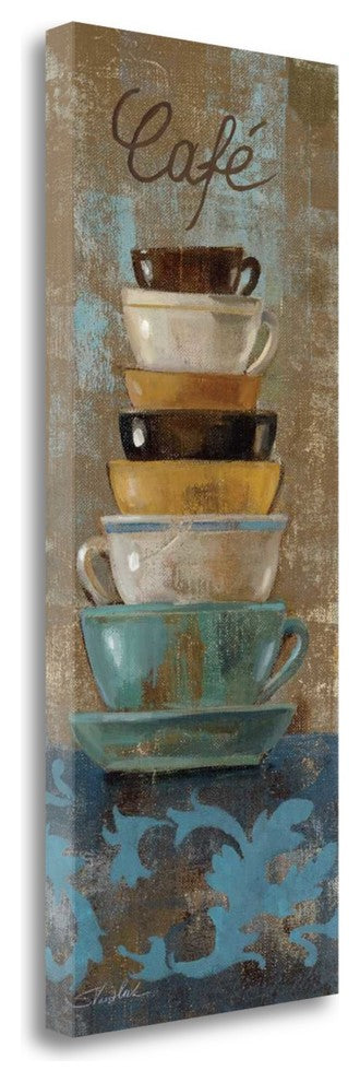"Antique Coffee Cups I" By Silvia Vassileva, Giclee Print on Gallery Wrap Canvas