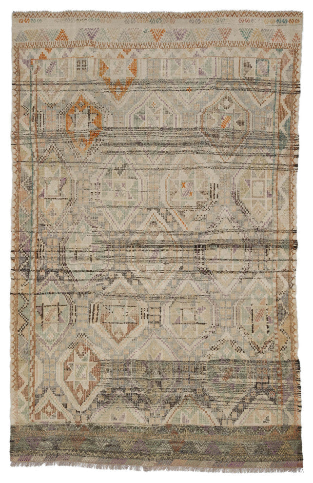 Vintage Manisa Jijim Rug - 6' 2" x 9' 5" (74 in. x 113 in.)