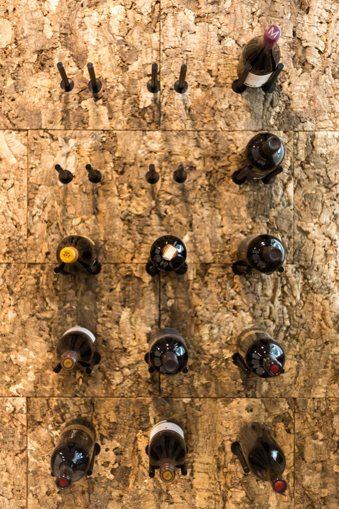 Vino Rails Designer Grid, Golden Bronze, 3x3 (9 Bottles)