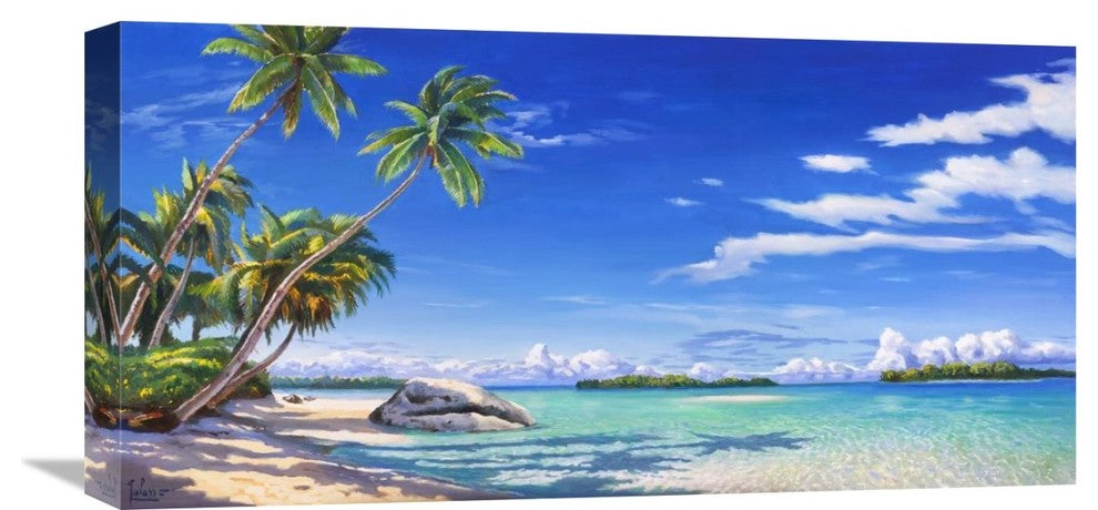 "Spiaggia Tropicale" Artwork, 24"x12"