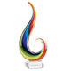 Badash J427 Rainbow Note Murano style 16 " Centerpiece