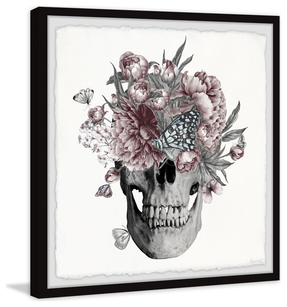 "Blossoming Soul" Framed Painting Print, 24x24