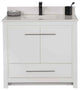 Mila Collection 36" Bathroom Vanity With Sink, Mirror, Countertop, Snow White