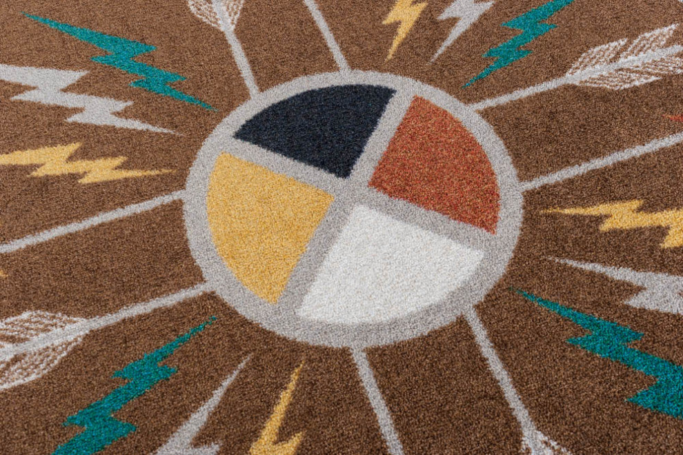 Muroc, Brown, 4'x5'