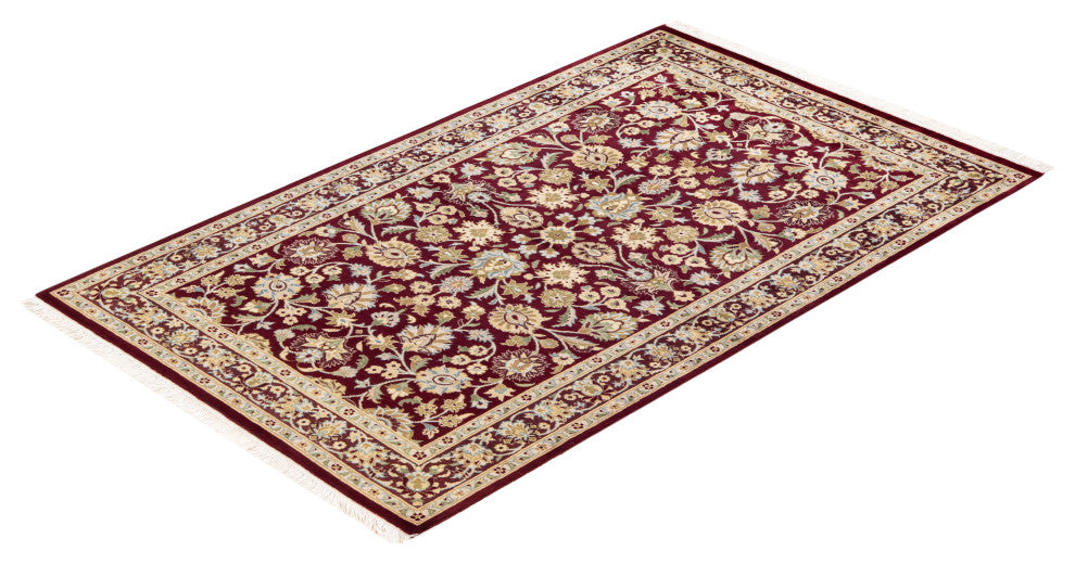 Tonk, One-of-a-Kind Hand-Knotted Area Rug Red, 3'1"x5'2"