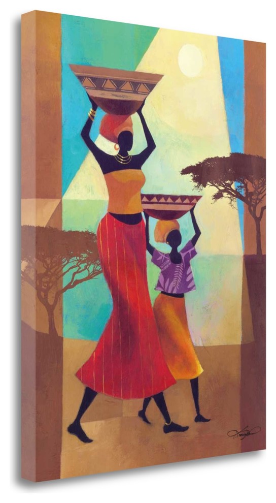 "Mothers Helper" By Keith Mallett, Giclee Print on Gallery Wrap Canvas