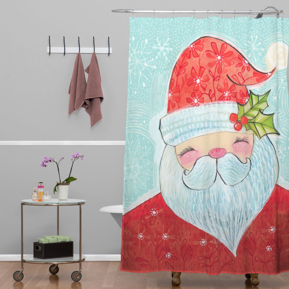 Deny Designs Cori Dantini Sweet Santa Shower Curtain