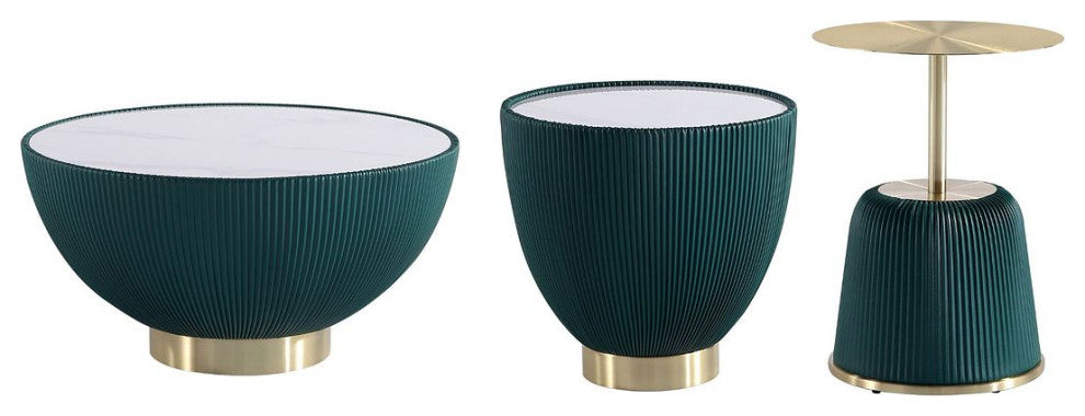 Modern Anderson Coffee Table, End Table & End Table Upholstered