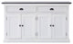 Modern Farmhouse Black and White Buffet Server