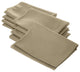 LA Linen Polyester Poplin Napkin, 10 Pack, Taupe