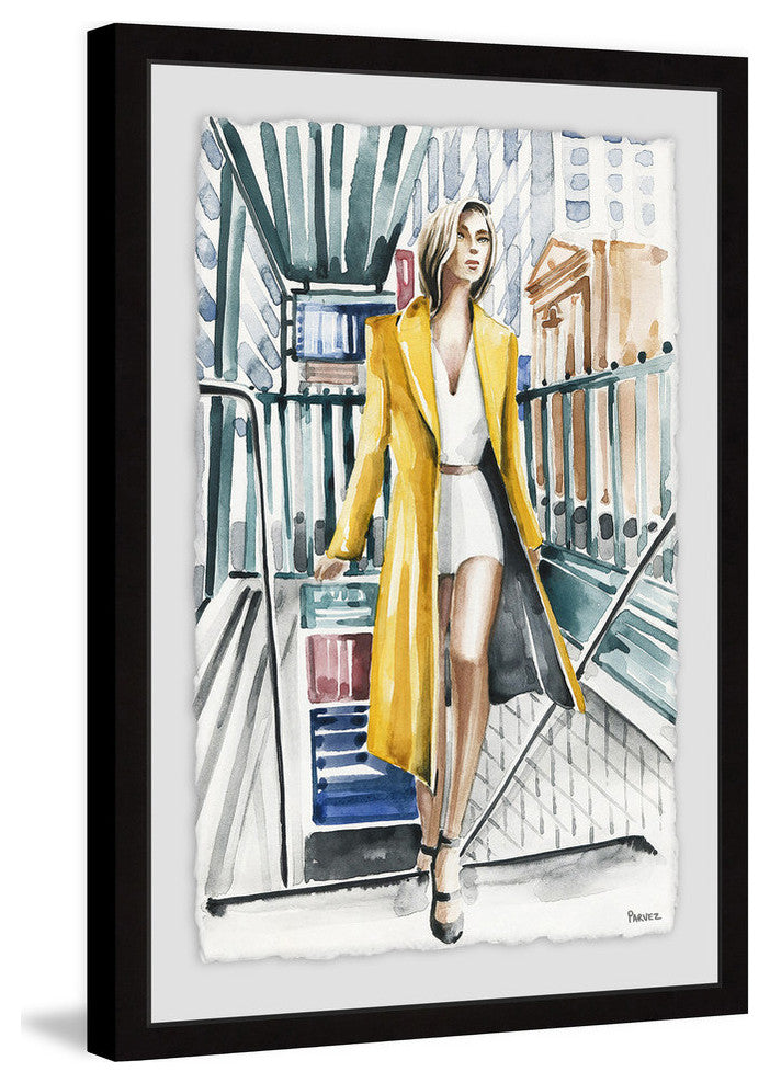 "Underpass Fashion" Framed Painting Print, 30"x45"