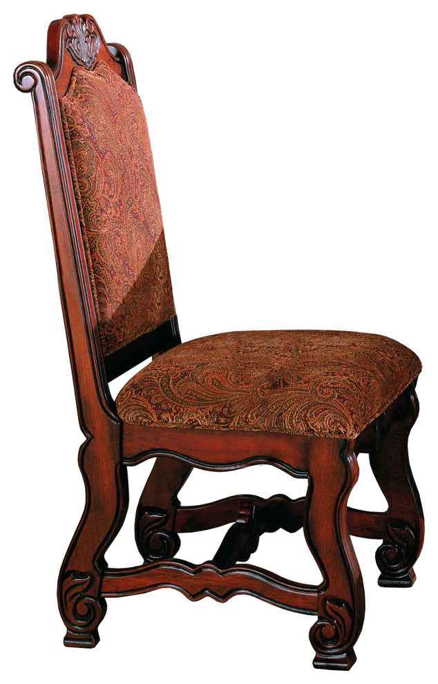 Benzara BM232059 39" Fabric Power Recliner With USB Port, Brown