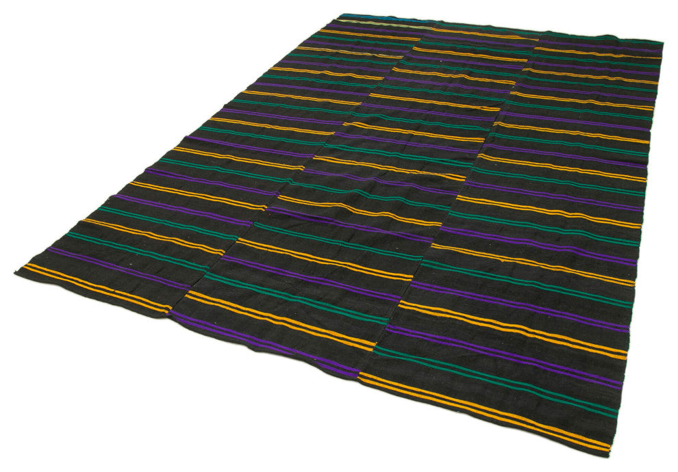 Rug N Carpet - Handmade Oriental 6' 6'' x 9' 6'' Decorative Wool Kilim Rug