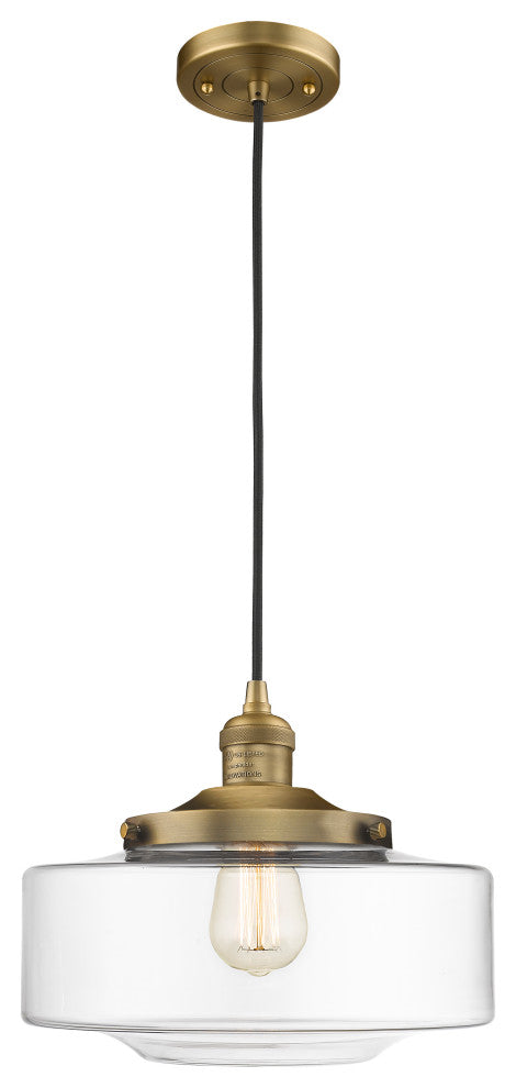 INNOVATIONS 201C-BB-G692-12-LED 1-Light Mini Pendant Brushed Brass