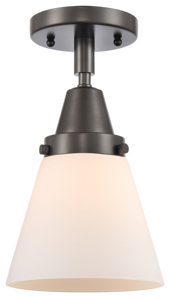 INNOVATIONS LIGHTING 447-1C-OB-G61-LED Small Cone Flush Mount