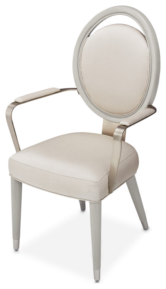 Eclipse Dining Arm Chair, Set of 2 - Moonlight Gray