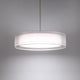 Metropolis LED Pendant, Brushed Nickel, 24", 3000k