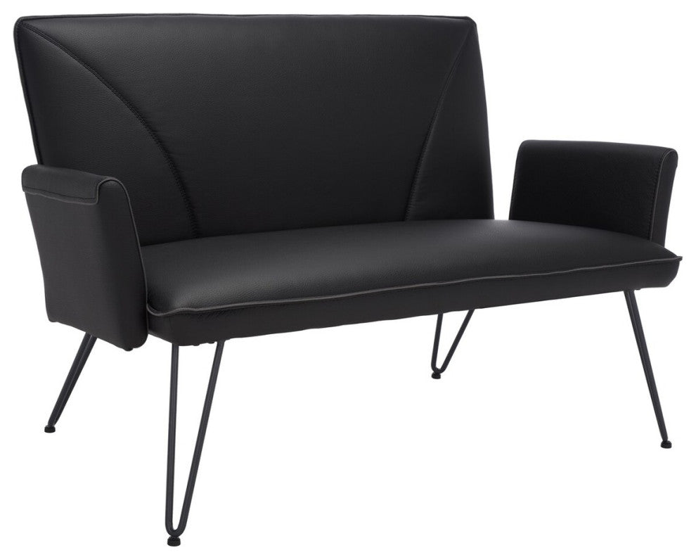 Safavieh Johannes Settee, Black