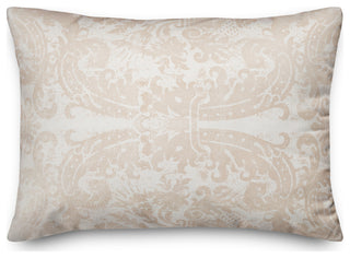 Blush Ornate Pattern 14x20 Spun Poly Pillow