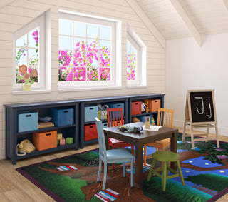 Reading Tree 5'4" X 7'8" Area Rug, Color Multi