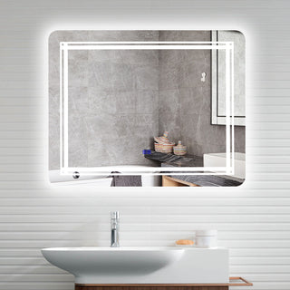 CHLOE Lighting LUMINOSITY Rectangular TouchScreen LED Mirror