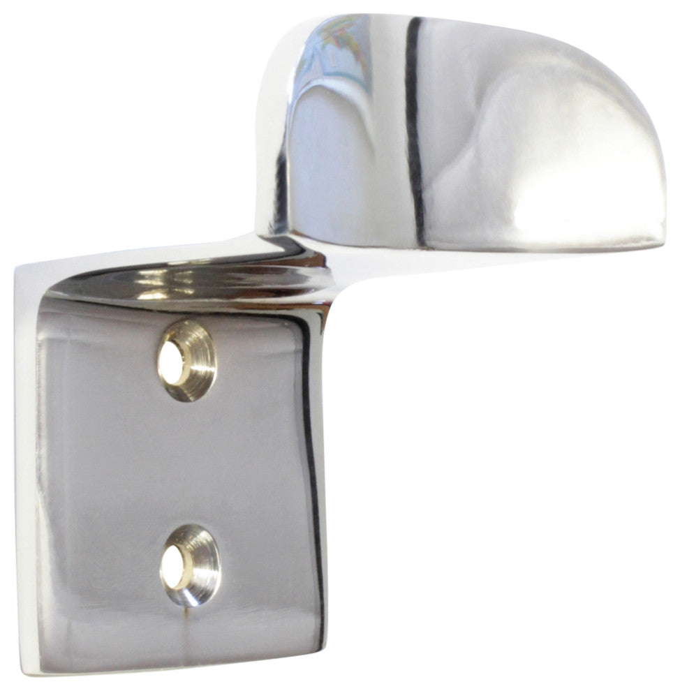 RCH Decorative Brass Wall Hook, 1.5 Inch, Various Finishes, Polished Chrome, 1.5
