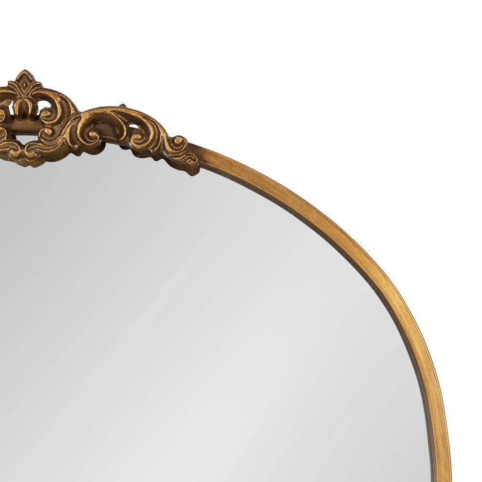 Myrcelle Decorative Framed Wall Mirror, Gold 25x33