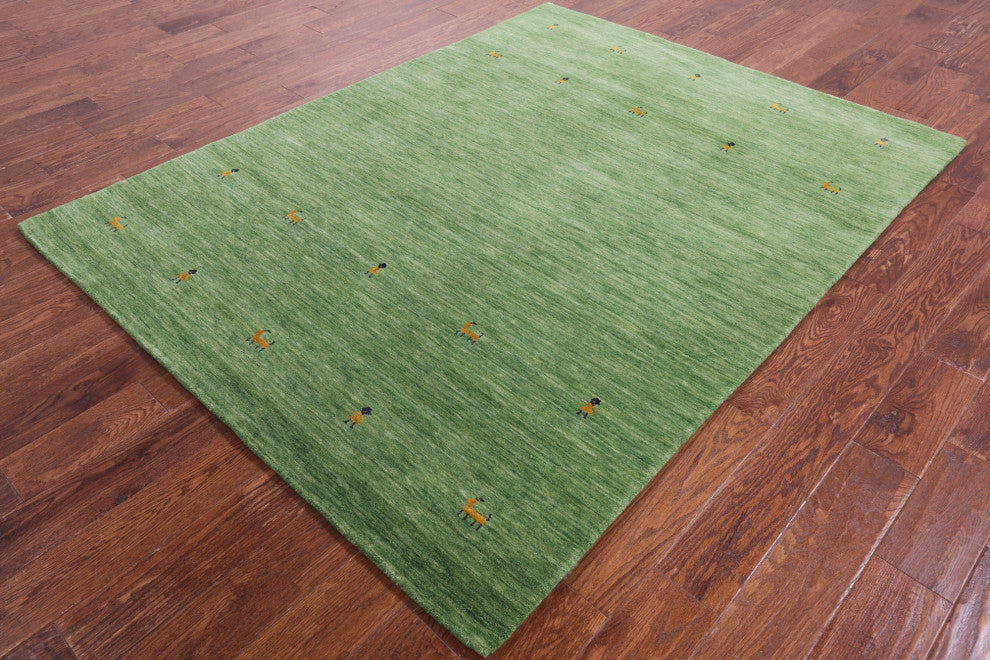 5' 0" X 7' 0" Handmade Persian Gabbeh Rug - Q15079