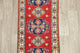 Kazak Pakistani Traditional Oriental Hand Made Wool Runner Rug, Red, 5'11"X2'1"