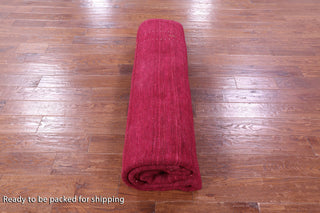 8' Square Persian Gabbeh Handmade Wool Rug - Q15222