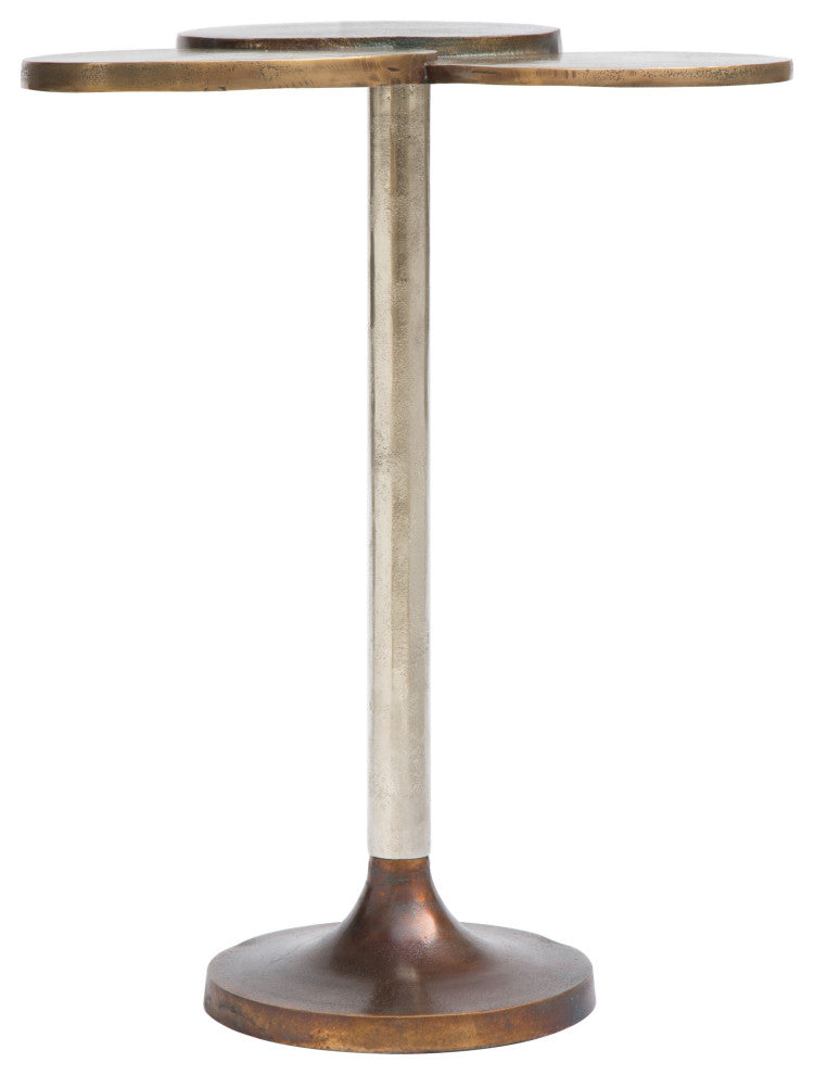 Dundee Accent Table Antique Brass